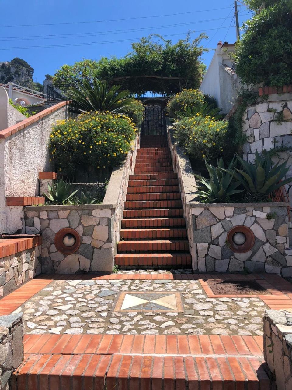 Villa Amalu Capri Piscina E Giardino Exterior foto