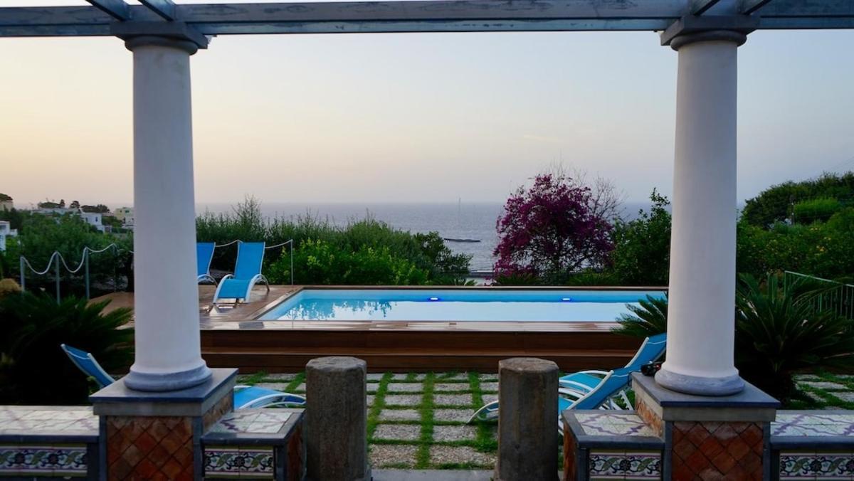 Villa Amalu Capri Piscina E Giardino Exterior foto
