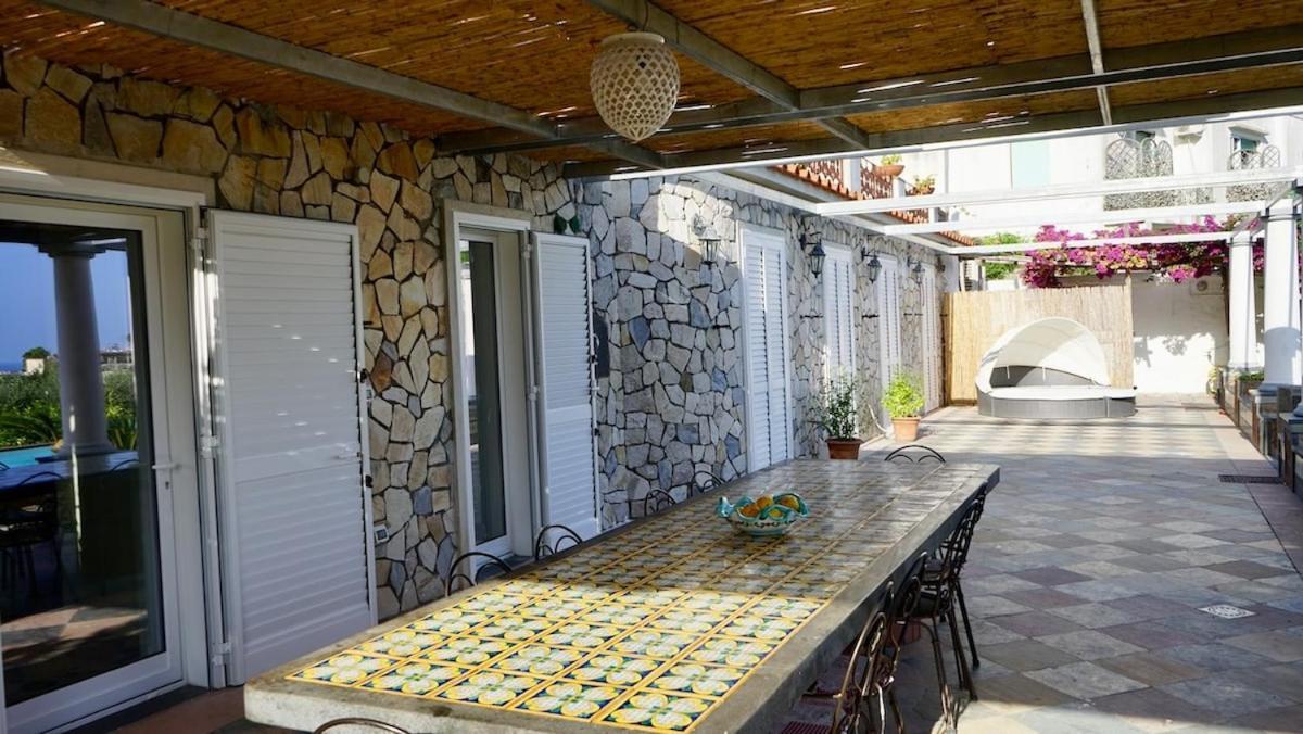Villa Amalu Capri Piscina E Giardino Exterior foto